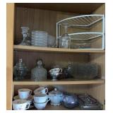 Cupboard of Miscellaneous Glasswares