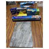 Freezer Bags, Parchment Paper and Cutting Board