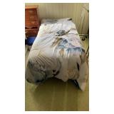 Twin Sized Bed Mattress Frame Comforter
