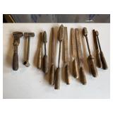 Bucket of Files & Sodering Tools