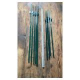 12 U-Shaped Fence Post Stakes