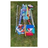 Assortment of Flags & Table Umbrellas