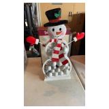 Cracker Barrel Snowman Christmas Decoration