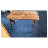 Vintage Wood Folding Table By:Paris MFG