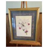 Framed Flower Print