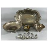 4 Silver Style Pieces W/Measuring Spoons