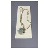 Carved Jade Elephant Necklace