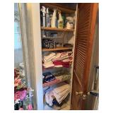 Closet of Linens & Cleaning Supplies