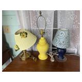 3 Table Lamps