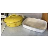 Enamel Pan and Casserole Dish