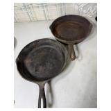 2-Cast Iron Skillets