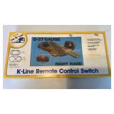 K-Line 0-27 Gauge Right Hand Remote Control Switch