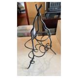 Deco Heavy Metal Wine Holder