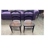 Walnut Hardwood CaneSeat Chair