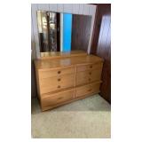 6 Drawer Dresser With Vanity Mirror