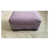Padded Footstool w/ Bottom Fringe