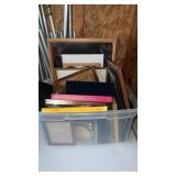 Totes of Empty Picture Frames