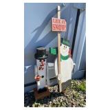 2 Snowman Decorations