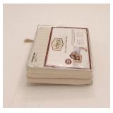 Stripped Sheet Set Full Striped Beige
