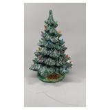 Vintage Pottery Light up Christmas Tree