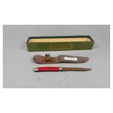 Imperial Folding Knife W/Sheath, & Kabar Box