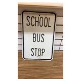 Metal Bus Stop Sign