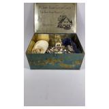Tin Box with Buttons