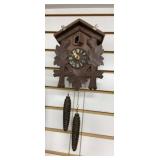 Black Forest Cuckoo Clock Missing top piece and 1