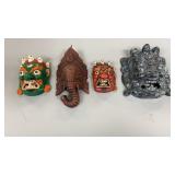 4 Small Decrotive Masks