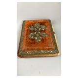 Victorian Photo Album with Gilded Cover