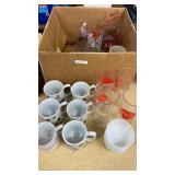 Assortment of Coffee Cups and Glasses