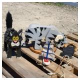 Wooden Cat Decorations & Others