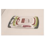 Mellanni 3-Pack Cutting boards W/Multifunction