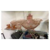 Pink Twisted Glass Assortment