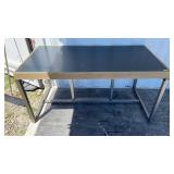 Work Table W/Steel Frame