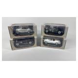 4 Diecast Signature Model Cars