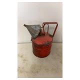 Metal Gas Can with Funnel