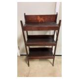 Folding Wooden Bookshelf