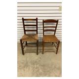 2- Wooden Dining Chairs