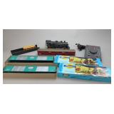Lionel Engine, Spectrum Switch, And Train Cars
