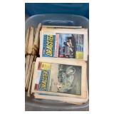 Tote of Dragster Magazines