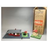 American Flyer & Lionel Train Tin Buildings