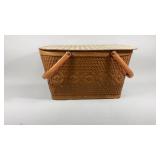 Woven Wicker Picnic Basket