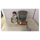 Minnow Bucket-Pocket Fishing Pole and Railroad