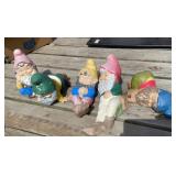 5 Dwarf Garden Decorations
