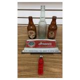 Early Beer Bottles- Advertisement and Bottle