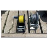 2 Trailer Wenches One Nylon One Steel Cable