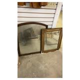 2 Mirrors 1 Gilded Frame
