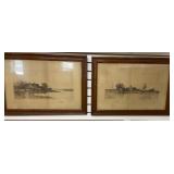 2 Early Framed Prints