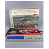 Battle Cry Civil War Game and Virginia Pennant